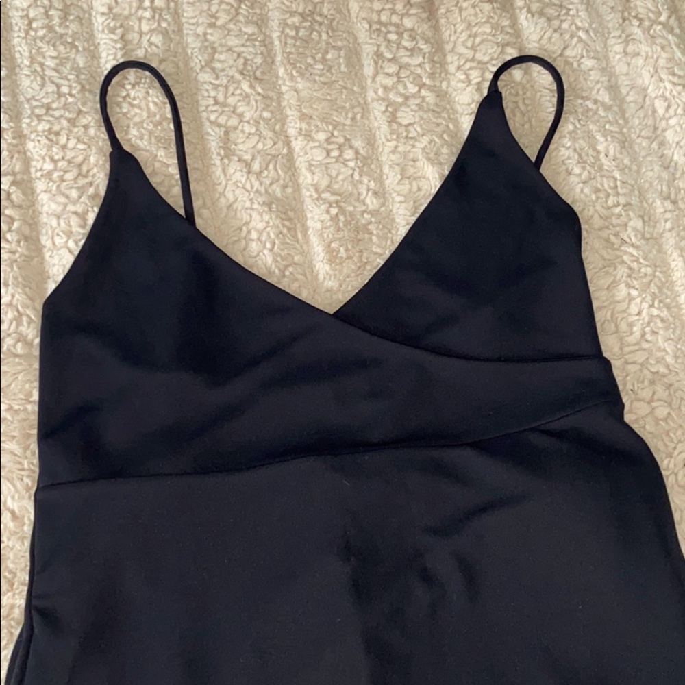 Midi black dress